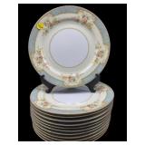 SET OF 12 NORITAKE BLUEDAWN PORCELAIN DINNER