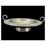 DERBY SILVER CO ORNATE SILVERPLATE FOOTED BOWL