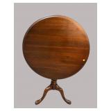 ETHAN ALLEN SIGNATURE SERIES CHERRY TILT TOP TABLE