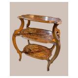 3 TIER INLAID ITALIAN TABLE