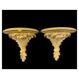 PR OF DECORATIVE WALL CORBELS