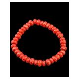 DESIGNER JAY KING CORAL STRETCH BRACELET;