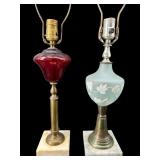 LOT OF 2 LAMPS