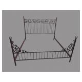 IRON KING SIZE BED