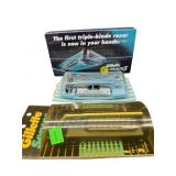 LOT OF 3 GILLETTE RAZORS IN THE BOX