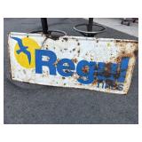 REGUL TIRE ADVERTISEMENT SIGN