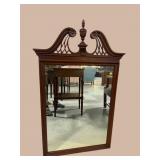 MAHOGANY CHIPPENDALE MIRROR