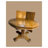 MID CENTURY MODERN OCTAGON SHAPE PEDESTAL TABLE