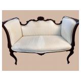 FRENCH CLASSICAL HIGH ARMED BENCH