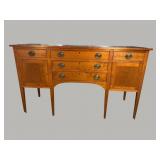 SOLID WALNUT HEPPLEWHITE SIDEBOARD