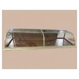 BOWED GLASS METAL TABLETOP CANDY STORE SHOWCASE