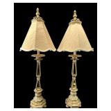 2 EXCELSIOR MIRRORED DECORATOR LAMPS