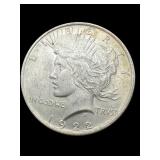 1922 P UNC PEACE SILVER DOLLAR