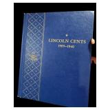 1909ï¿½1940 LINCOLN CENTS BOOK ALMOST COMPLETE