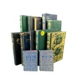 LOT OF 12 VARIOUS AUTHOR EARLY LEATHERBOUND BOOKS