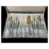 15 PC SET OF 800 SILVER HANDLE FLATWARE SET