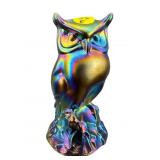 FENTON AMETHYST CARNIVAL OWL
