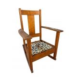 ANTIQUE STICKLEY MISSION OAK ROCKER