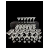 48 PCS JOSIAR CRYSTAL EDITH STEMWARE