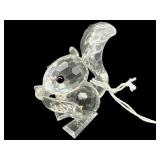 SWAROVSKI CRYSTAL SQUIRREL WITH NUT