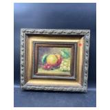 FRUIT STILL LIFE OIL ON CANVAS