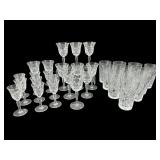30 PCS CRYSTAL STEMWARE