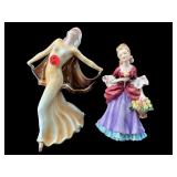 2 PC LOT PORCELAIN GERMAN FIGURINES