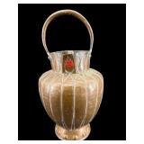 LARGE COPPER DOUBLE SPOUT PITCHER
