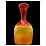 AMBERINA SQUARE BOTTLE VASE
