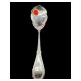 ANTIQUE SOLID STERLING SILVER SERVING SPOON
