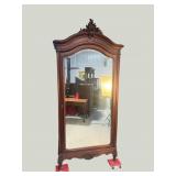 ANTIQUE WALNUT FRENCH 1 DOOR WARDROBE