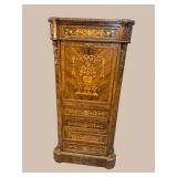 FRENCH INLAID DROP FRONT BAR