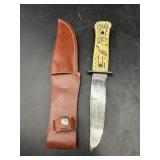 STAG HANDLE COLONIAL PROV FIXED BLADE KNIFE