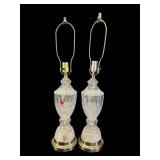 2 CRYSTAL LAMPS