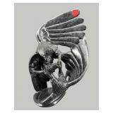 SIGNED D GATSI HAND CRAFTED STONE FISH EAGLE