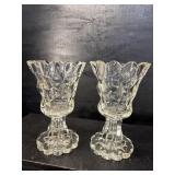 2 CRYSTAL VASES