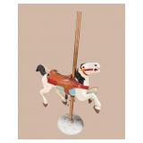 ANTIQUE WOODEN CAROUSEL HORSE