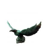 RARE BLUE MOUNTAIN POTTERY EAGLE IN FLIGHT FIGURE