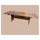 PLANTATION SIZE PINE FLIP TOP HUTCH TABLE