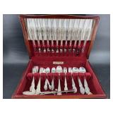 LARGE SET ROGERS SILVERPLATE FLATWARE