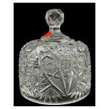 BRILLIANT CUT CRYSTAL CHEESE DOME