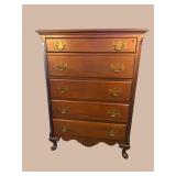 SOLID MAHOGANY JOHN WANAMAKER TALL CHEST