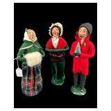 3 PC LOT OF BYERS CHOICE CAROLERS