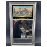 TRUMEAU REVERSE PAINTED MIRROR