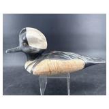 SIGNED CAMERON WOODEN DUCK DECOY