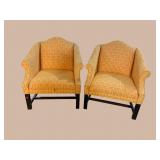 2 KNOB CREEK CHIPPENDALE CLUB CHAIRS