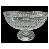 WATERFORD CRYSTAL CASTLETOWN FOOTED PEDESTAL BOWL