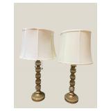 2 MODERN DESIGN DECORATIVE LAMPS