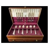 54 PC OF BORDEAUX BY ONEIDA SILVER-PLATE FLATWARE
