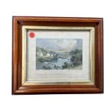 OUTLET OF LAKE MEMPHREMAGOG ENGRAVING